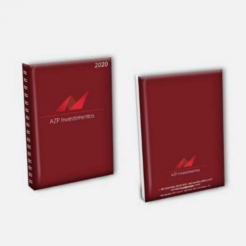 Caderno Executivo 200 Folhas Orçar Novo Hamburgo - Caderno Executivo Personalizado