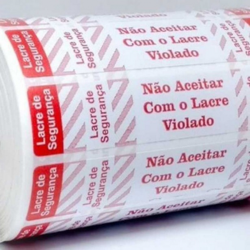 Lacre Personalizado Atacado Joinville - Lacre de Segurança Personalizado