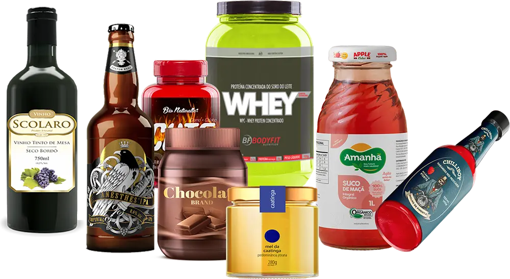 Montagem Rótulos Imprepel Popup